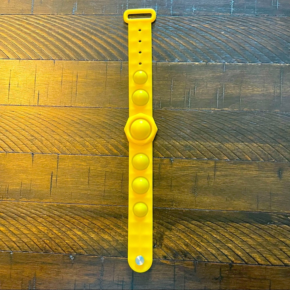 Yellow Fidget Pop‎ It Bracelet